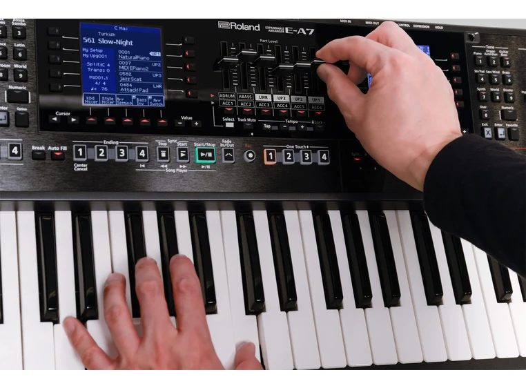 Roland E-A7 Expandable Arranger Keyboard 